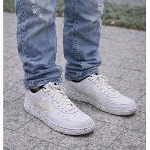 Size 7.5 - Nike Air Force 1 Crater Next Nature White Speckled DH8083-100 Y2K